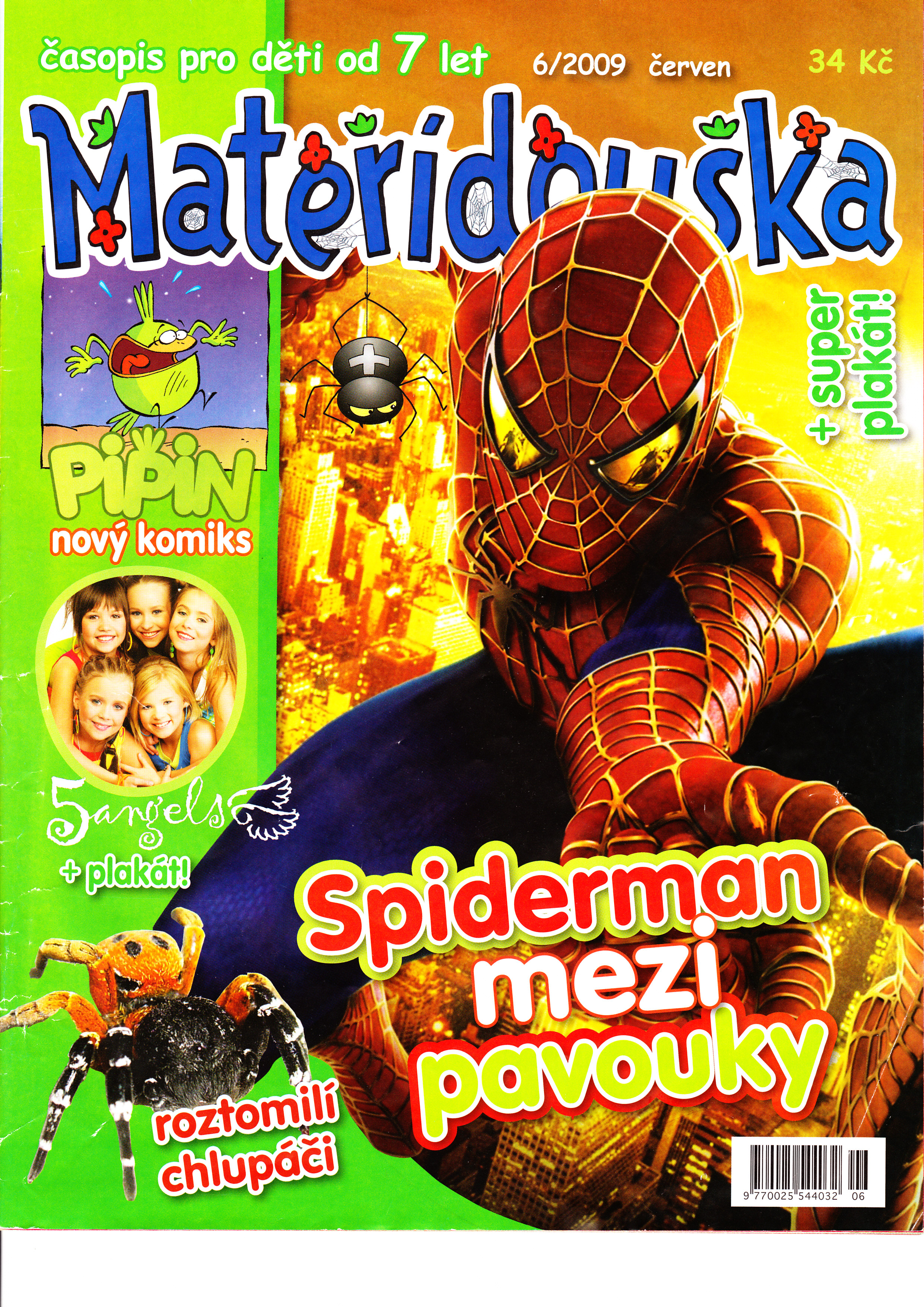 Mateřídouška Spiderman 6 2009